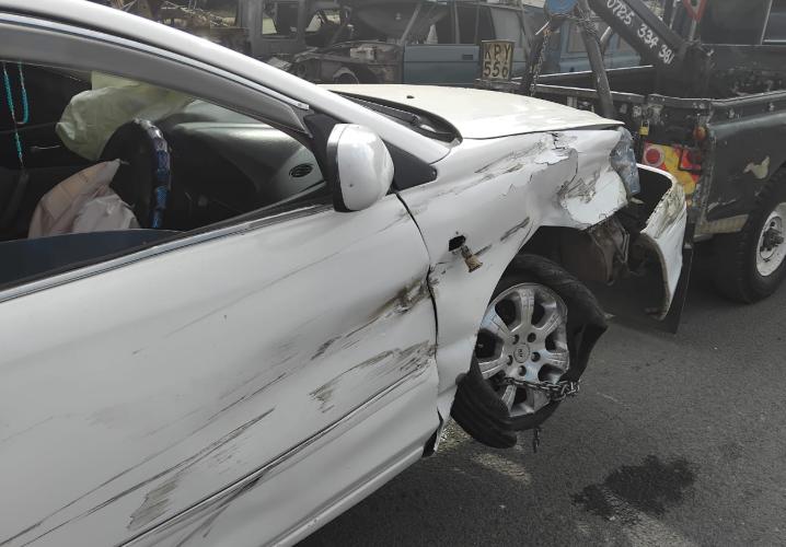 File image of a vehicle being towed.